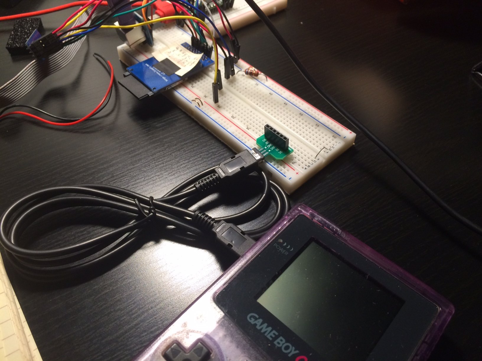 Gameboy Color/Advance/SP Link Cable Breakout Board from Fchaos on Tindie